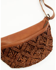 Women's Western Heritage Woven Leather Sling Bag