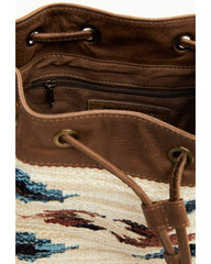 Women's Summer Moon Southwestern Bucket Crossbody Bag
