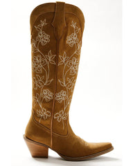 Women's Flora Suede Tall Western Boots - Snip Toe