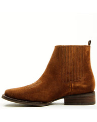 Women's Beverly Pull-On Western Booties - Broad Square Toe