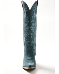 Women's Flora Suede Tall Western Boots - Snip Toe