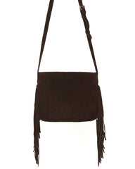 Women's Briarwood Fringe Tooled Crossbody Bag
