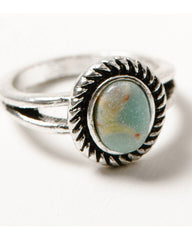 Women's Classic Western Jasper Ring Set - 3 Piece