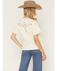 Women's Bootstitch Yoke Short Sleeve Graphic Tee