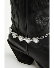 Women's Metal Hearts Boot Accessory