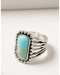 Women's Classic Western Jasper Ring Set - 3 Piece