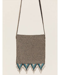 Women's Glass Beaded Crossbody Bag