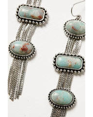 Women's Jasper Fringe Earrings