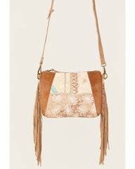Women's Boho Patched Crossbody Bag