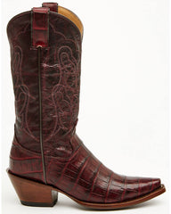 Women's Aspen Exotic American Alligator Western Boots - Snip Toe
