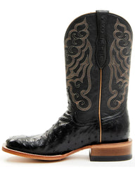 Women's Kacie Exotic Ostrich Western Boots - Broad Square Toe