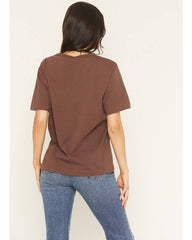 Women's Studded Southwestern Print Short Sleeve Graphic Tee