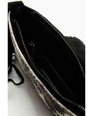 Women's Cassidy Hair-On Tooled Leather Crossbody