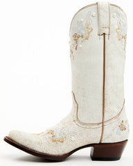 Women's Byrdie Crack Embroidered Western Boots - Round Toe