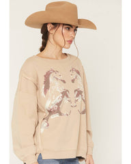Women's Horse Graphic Sweatshirt