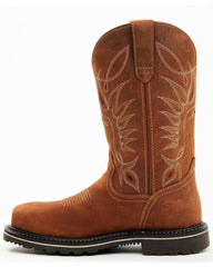 Women's 11" Pull On Western Work Boots - Composite Toe