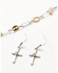 Women's Western Muse Cross Jewelry Set - 2 Piece