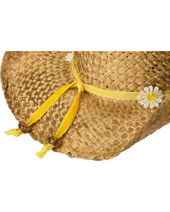Girls' Daisy Straw Cowboy Hat