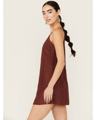 Women's Lace Slip Mini Dress