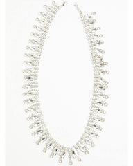 Women's Tear Drop Rhinestone Hat Band