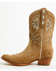 Women's Tansy Suede Western Booties - Snip Toe