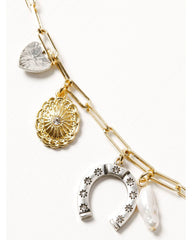 Women's Western Muse Cowgirl Charm Necklace