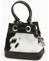Aurora Mini Hair-On Bucket Coin Purse Bag Charm