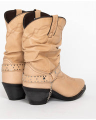 Women's Tanya Slouch Harness Fashion Boots - Round Toe