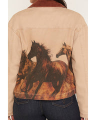 Women's Briarwood Horse Graphic Canvas Jacket