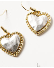 Women's Western Muse Heart Concho Earring Set - 5 Piece