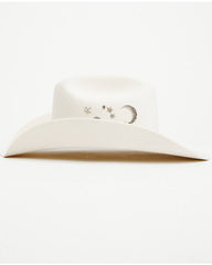 Women's Corded Bandana Wool Felt Cowboy Hat