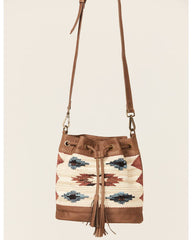 Women's Summer Moon Southwestern Bucket Crossbody Bag