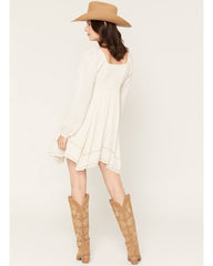 Women's Piper Embroidered Hanky Hem Mini Dress