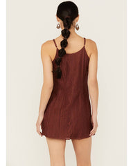 Women's Lace Slip Mini Dress