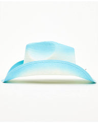 Women's Better In Blue Straw Cowboy Hat