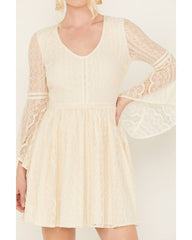 Women's Lace Mini Dress