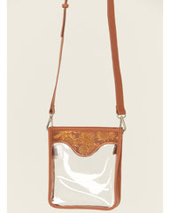 Women's Zoie Sunflower Tooled Crossbody Stadium Bag