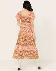 Women's Ikat Midi Dress