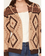 Women's Brandi Southwestern Print Button Front Cardigan