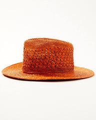 Women's Vented Straw Fedora