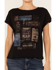Women's Rodeo Tickets Short Sleeve Graphic Tee