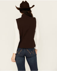 Women's Solid Softshell Vest
