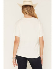 Women's Western Checkerboard Short Sleeve Graphic Tee