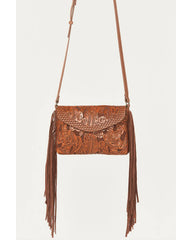 Women's Wrenlee Tooled Underlay Crossbody Bag