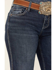 Women's Tess Mid Rise Trouser Performance Stretch Denim Jeans