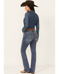 Women's Shay Mid Rise Bootcut Performance Stretch Denim Jeans