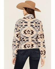 Women's Southwestern Print Polar Fleece Pullover