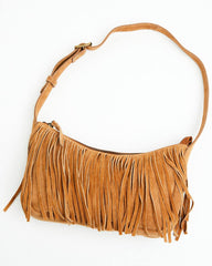 Women's Maren Suede Fringe Shoulder Bag