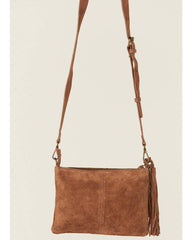 Women's Wysteria Suede Woven Striped Crossbody Bag