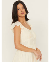 Women's Tie-Back Mini Dress